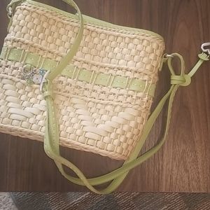 Brighton Carmela raffia tote new condition